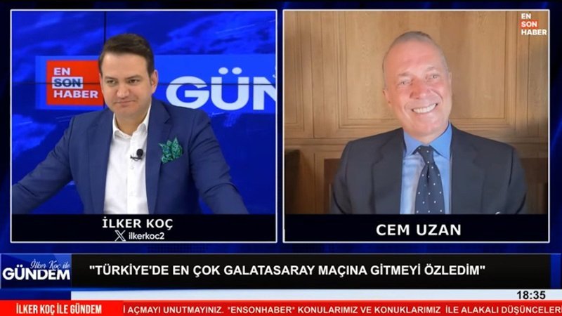 Cem Uzan'ın canlı yayında duygulandığı anlar