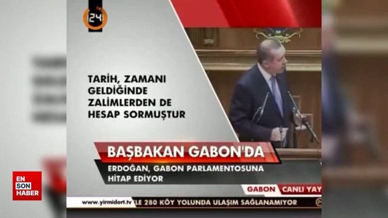 Cumhurbaşkanı Erdoğan'ın Gabon Parlametosu'nda yaptığı konuşma yeniden gündemde