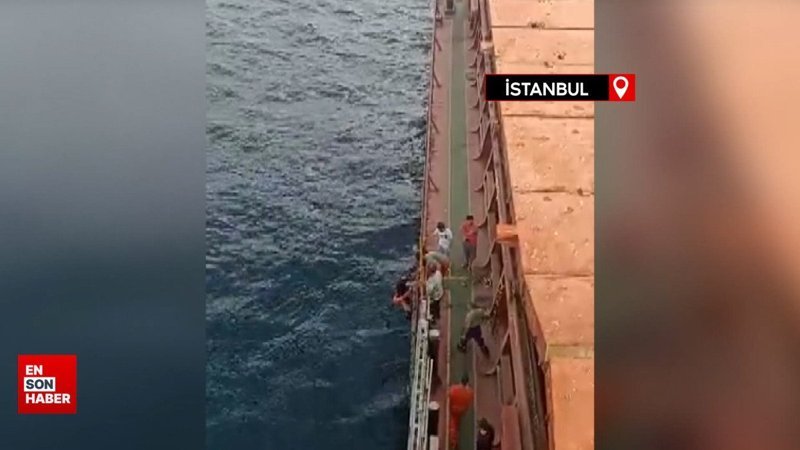 İstanbul yolunda gemiden düşen kaptan 20 saat sonra bulundu