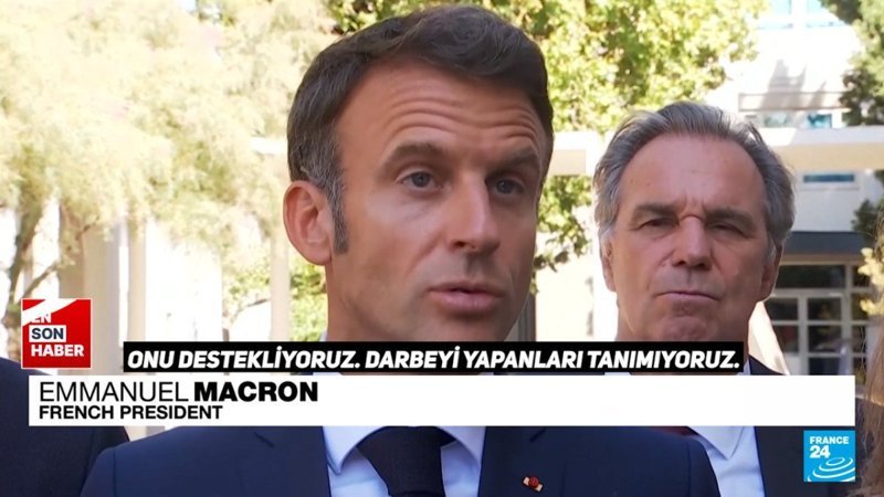 Fransa Cumhurbaşkanı Macron: Bazum'u destekliyoruz