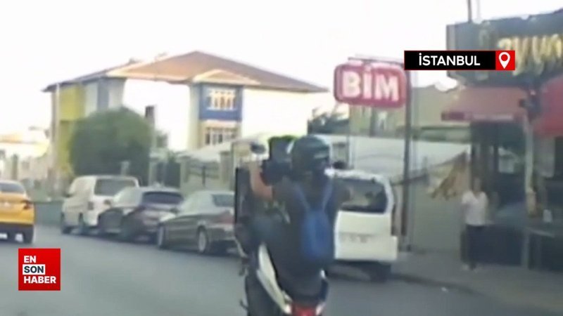 Trafiği tehlikeye atan motosiklet sürücüsüne ceza yağdı