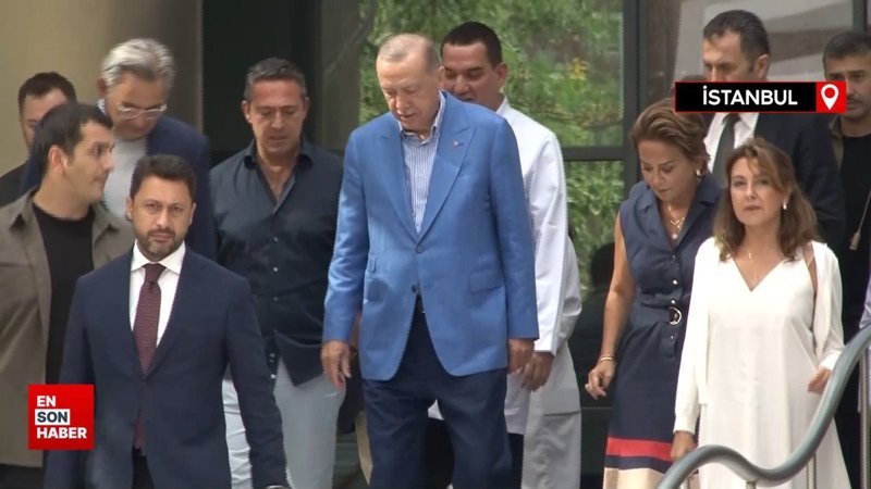 Cumhurbaşkanı Erdoğan, kaza geçiren Ali Sabancı ve eşini hastanede ziyaret etti