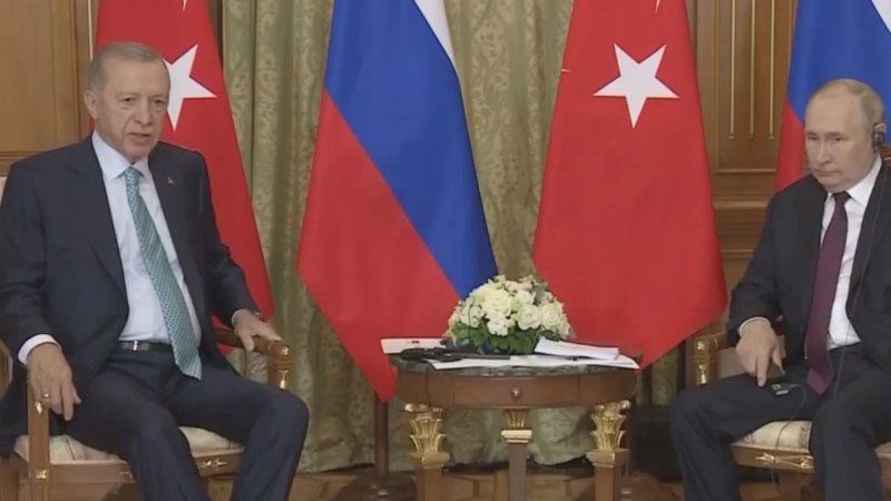 Cumhurbaşkanı Erdoğan-Vladimir Putin görüşmesi