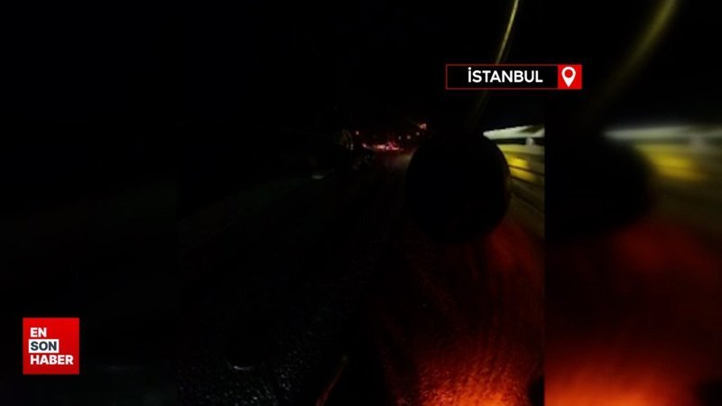 15 Temmuz Şehitler Köprüsü'nde koşu yapan adam kazaya neden oldu