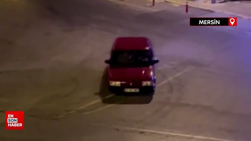 Mersin'de drift yapan iki sürücüye 61 bin lira ceza