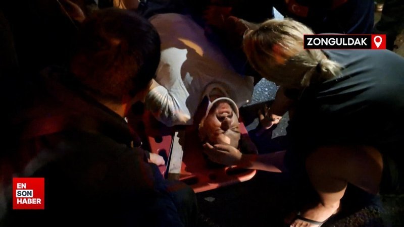 Zonguldak’ta kamyonla çarpışan motosikletli tekerin altında kaldı