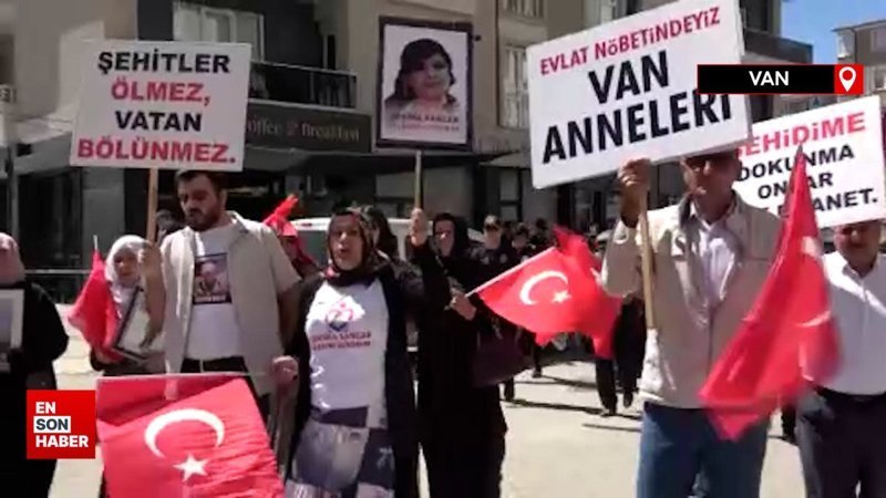 Vanlı ailelerin evlat nöbeti 64'üncü haftasına girdi
