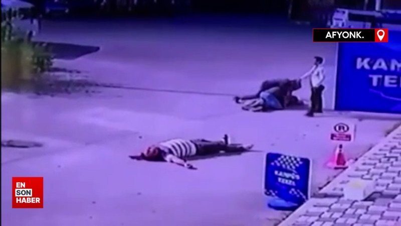 Afyonkarahisar'da cinayet anları dehşete düşürdü