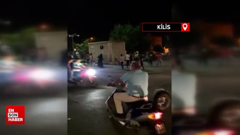 Kilis'te iki grup arasındaki şiddetli kavga