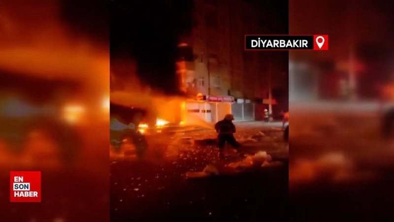 Diyarbakır’da tekstil dükkanında patlama