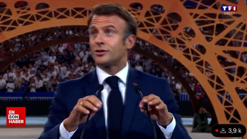 Emmanuel Macron, Dünya Rugby Turnuvası'nın açılış konuşmasında yuhalandı