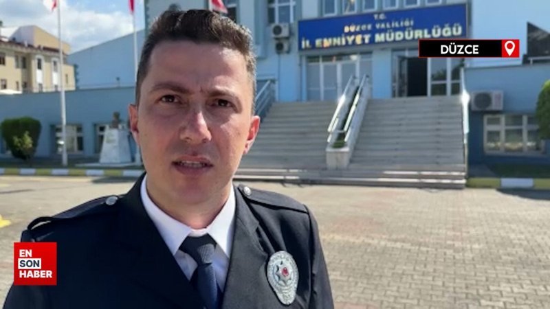 Azerbaycan bayrağını öperek teslim alan polis konuştu