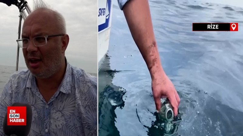 Rize Çayeli açıklarındaki petrol potansiyelinin belirlenmesi için örnekler alındı