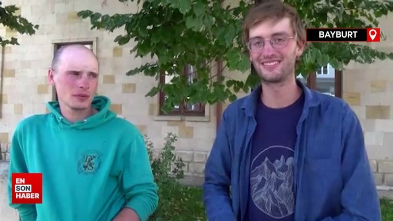 Alman turistler Bayburt'a hayran kaldılar