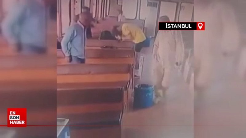 İstanbul'da feribotta garip olay: Yolcunun saçını ateşe verdi