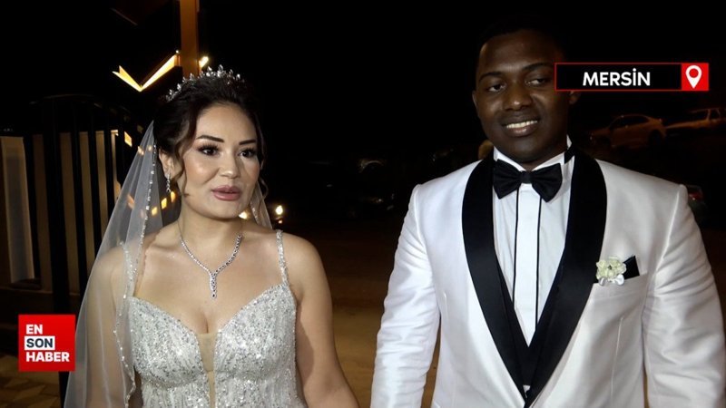 Mersin'e Tanzanyalı damat