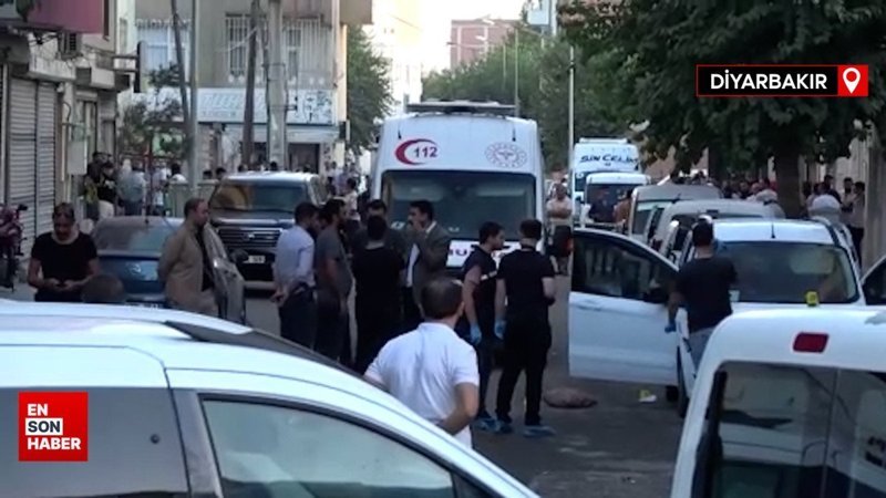 Diyarbakır'da husumetli aileler arasında silahlı kavga