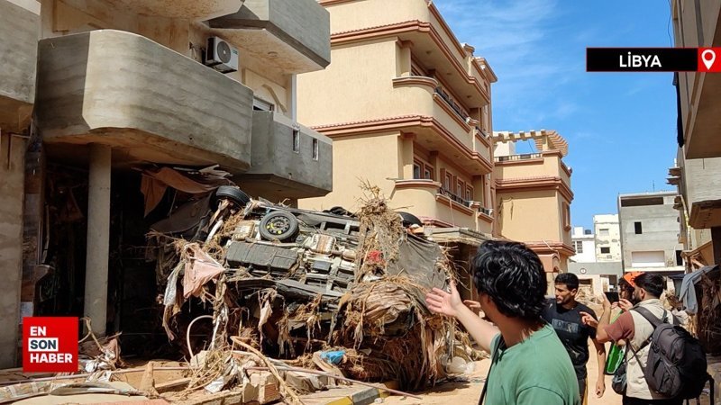 Muhabirimiz Libya'dan bildiriyor: Bu yıkımı anlatmak oldukça güç