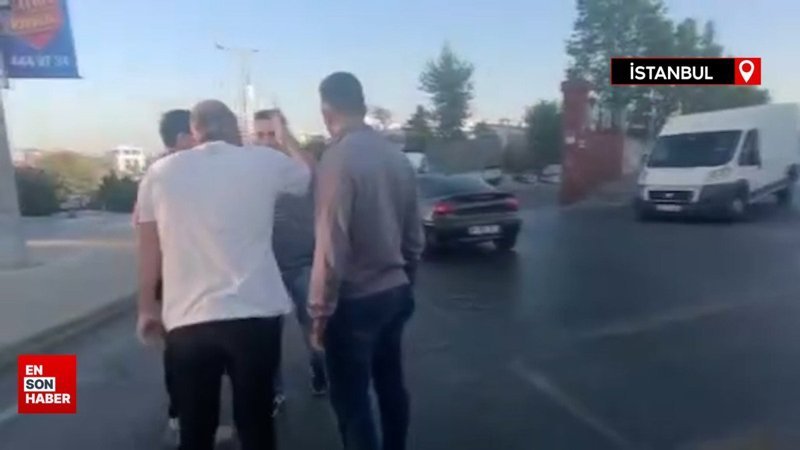 Başakşehir’de sinyal kavgası kask kamerasına yansıdı