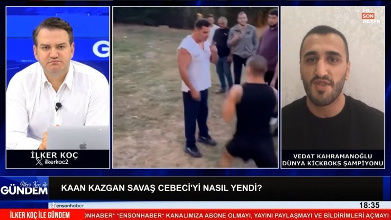 Dünya Kickboks şampiyonu Kaan Kazgan ile Savaş Cebeci'nin karşılaşmasını yorumladı