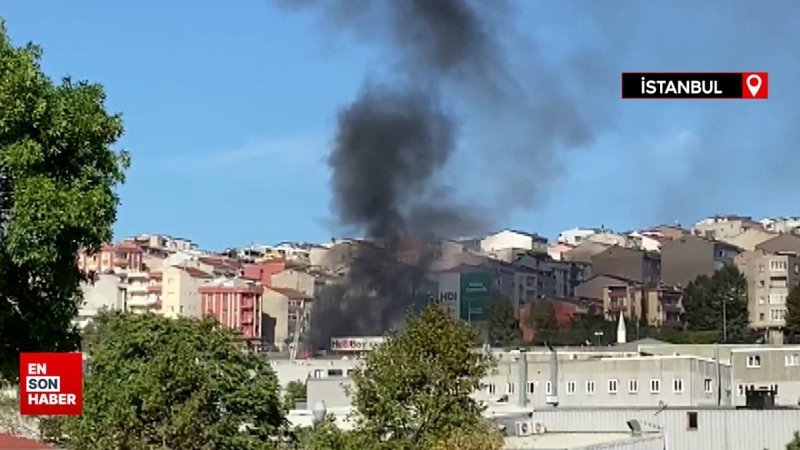 Bağcılar Matbaacılar Sitesi'nde yangın