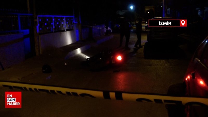 İzmir'de pusu kurup, motosiklet sürücüsünü öldürdüler
