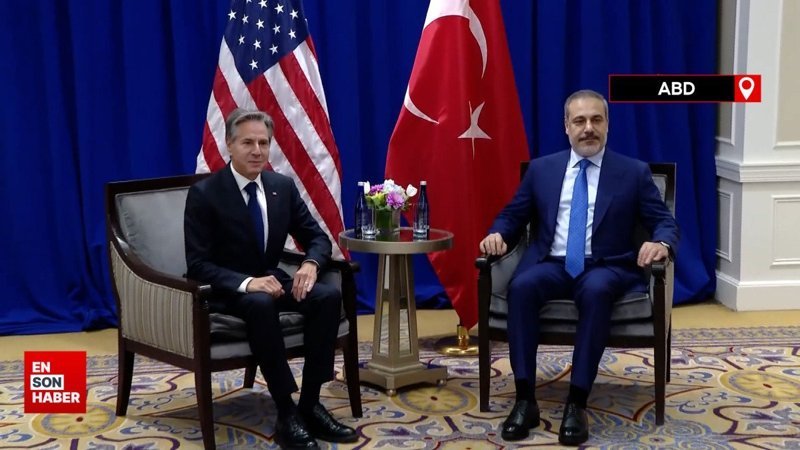 Dışişleri Bakanı Fidan, ABD Dışişleri Bakanı Blinken ile görüştü