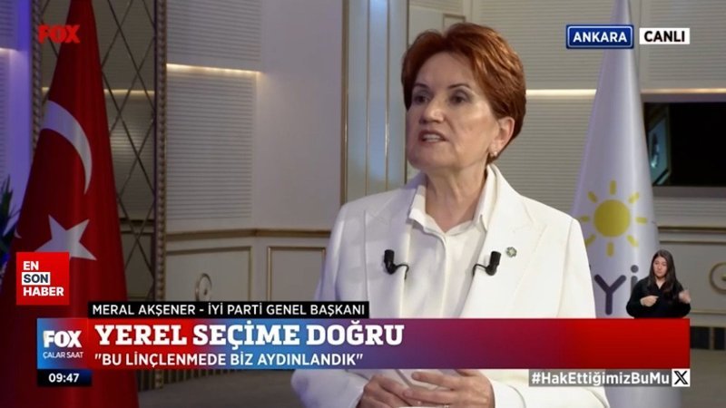 Meral Akşener: İstanbul ve Ankara için blöf mlöf yapmıyoruz