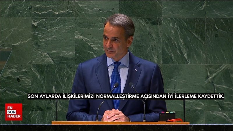 Miçotakis'ten BM'de Türkiye mesajı: Geleceğe bakmak istiyorum