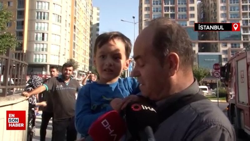 Esenyurt'ta oyun oynarken evde yangın çıkardı