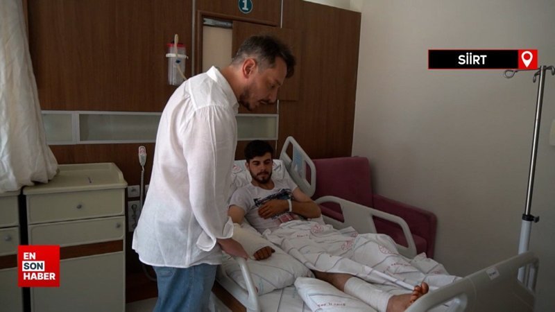 Siirt'te ayı saldırısında yaralanan çoban yaşadıklarını anlattı