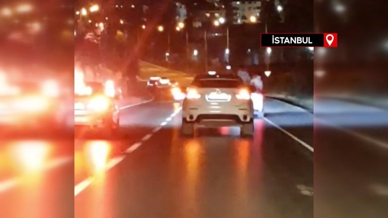 İstanbul'da asker konvoyunda makas atarak trafiği tehlikeye attılar