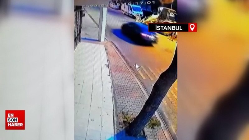 İstanbul Ümraniye'de motosikletin çarptığı çocuk ağır yaralandı