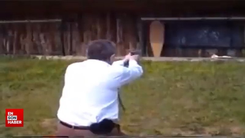 Uğur Dündar'ın Hiram Abas ile atış talimi yaptığı video ortaya çıktı