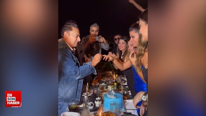 Mehmet Ali Erbil, sevgilisi Gülseren Ceylan'a evlilik teklifi etti