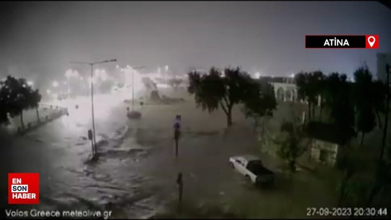 Yunanistan'da Elias Fırtınası etkili oldu