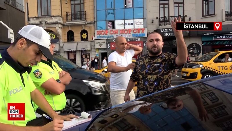 Denetime takılan adam polis ekiplerine hakaret etti: 