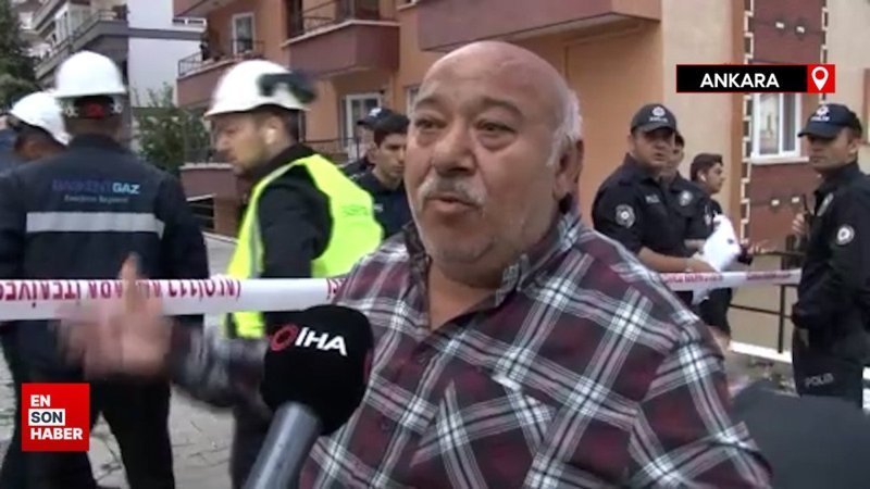 Doğalgaz patlamasına tanık olan vatandaş: Bina yerinden kalktı