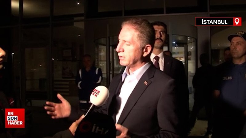 Vali Davut Gül, yağışlar sonrası Arnavutköy’de açıklama yaptı