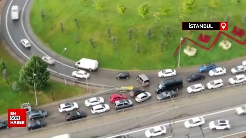 Kartal’da ters yöne girip trafiği birbirine kattılar