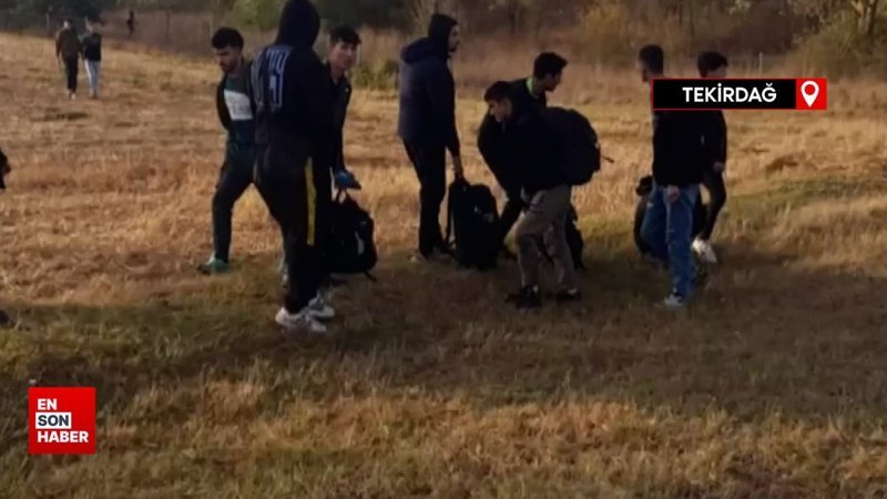 Tekirdağ'da 87 kaçak göçmen yakalandı
