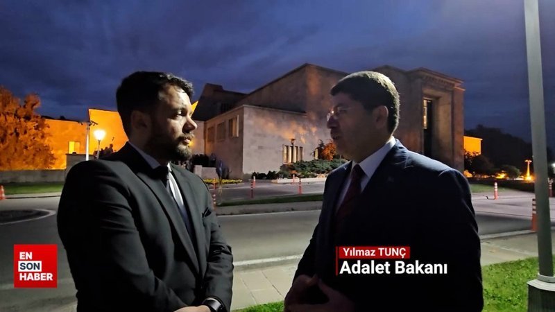 Adalet Bakanı Yılmaz Tunç'tan Ensonhaber'e özel açıklamalar