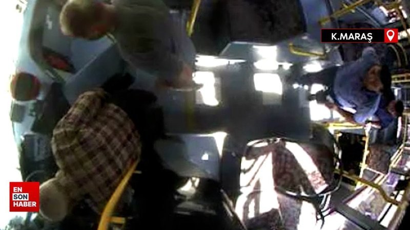 Kahramanmaraş'taki otobüs kazası güvenlik kamerasında