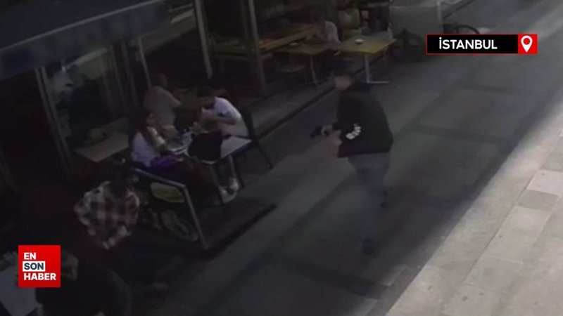 İstanbul’da büfeciye silahlı saldırı kamerada: Adres sorma bahanesiyle vurdu
