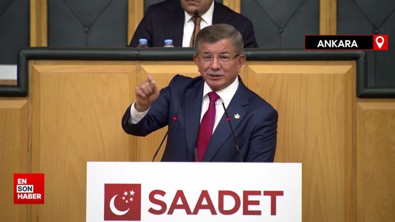 Ahmet Davutoğlu: Milletin yerel seçimde iktidara şamar atmasını bekliyoruz