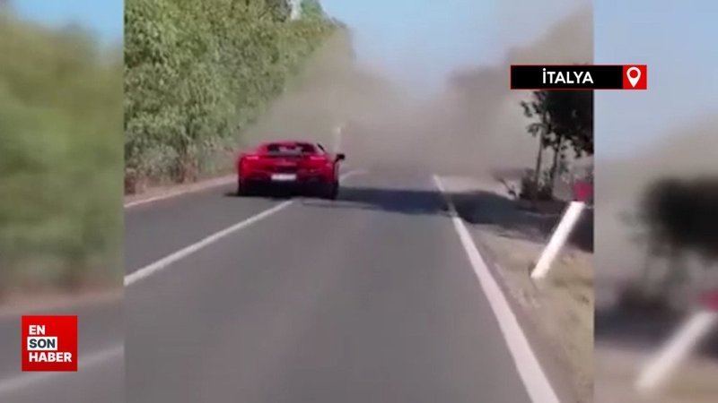 İtalya’da süper otomobil turu sırasında feci kaza