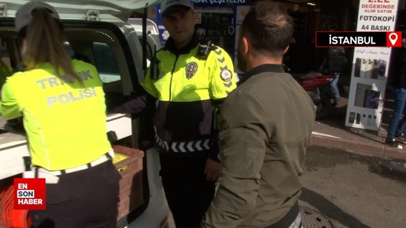 Kadıköy’de yaya ezilmekten son anda kurtuldu