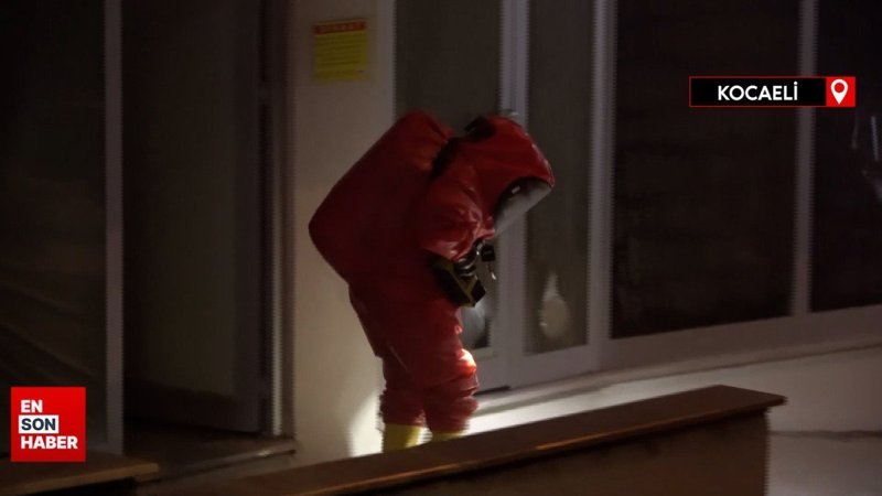 Kocaeli’de reaksiyona giren kimyasal madde patladı