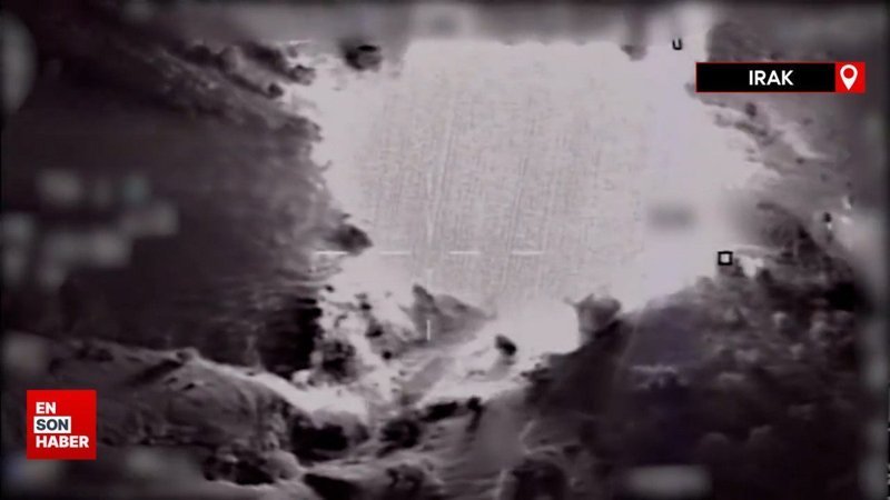 Mehmetçik'in Irak'ın kuzeyinde terör hedeflerini imha ettiği anlar