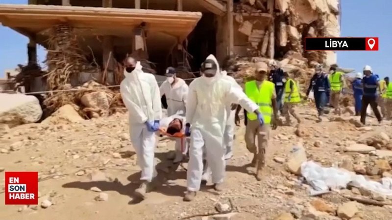 Libya'daki sel felaketinde can kaybı 4 bin 333'e ulaştı